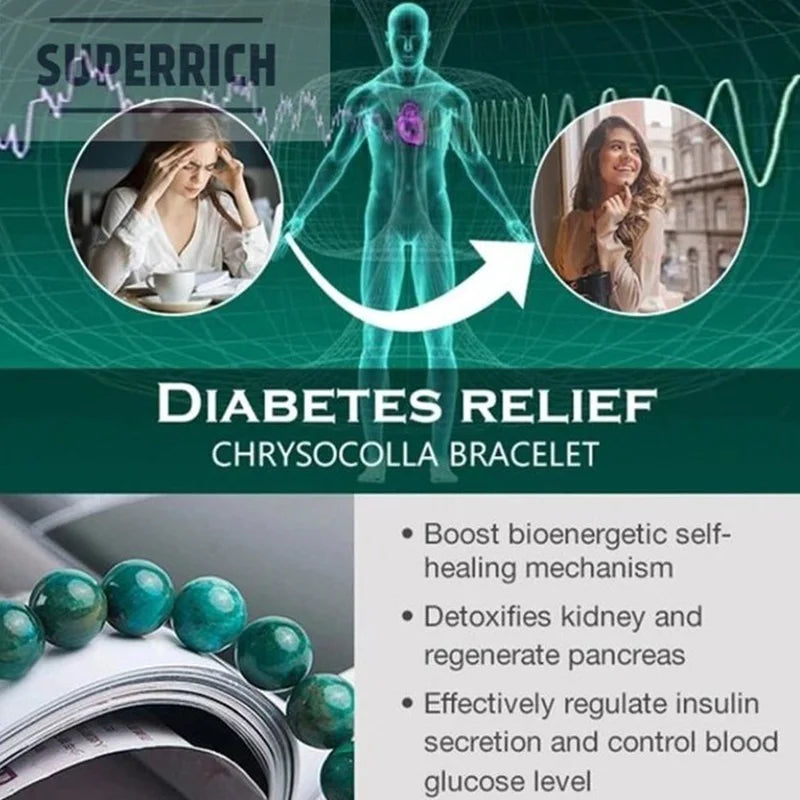 GlucoBalance Bracelet – Alivio y control natural para la diabetes.